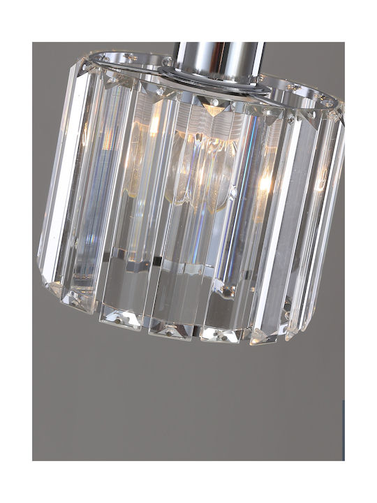 2-bulb Kwarc Pendant Lamp Crystal Lampshade