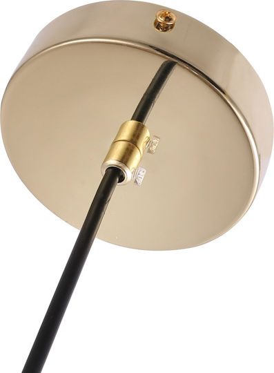 Agora Lighting Verstellbar Hängelampe Francesco Kugel mit Fassung E27 26x26x120cm.