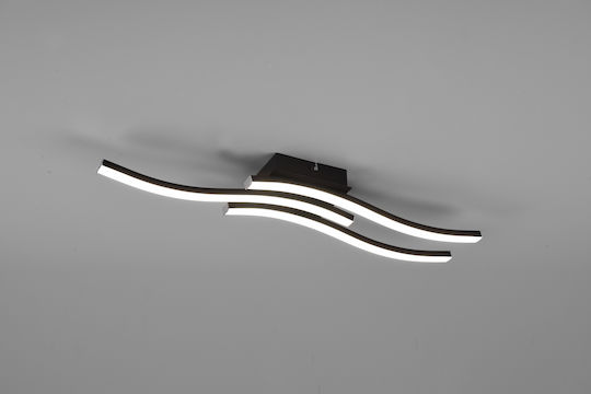 Trio Lighting Route Таванно осветление 56бр Черен с Вграден LED