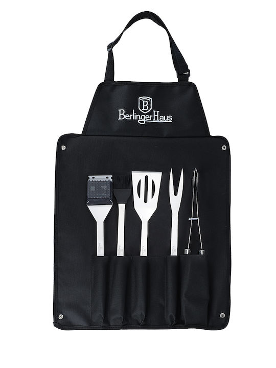 Berlinger Haus Σετ Αξεσουάρ Οργάνωση Γκριλ Grill 6 Τεμ Ανοξείδωτη Θήκη Bh-8652 Berlinger Haus