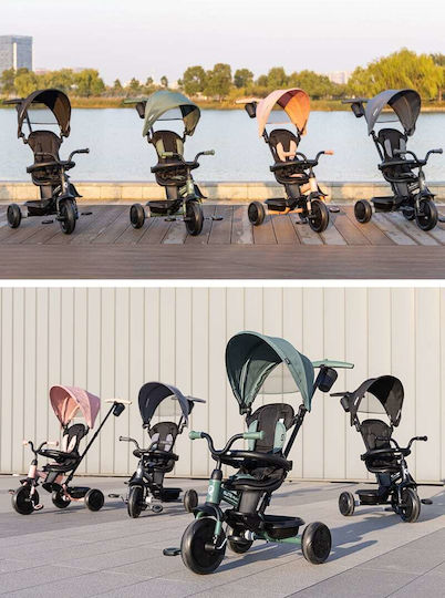 Q Play Elite Platinum Convertible with Parental Handle 6 in 1 for 10 Months Green