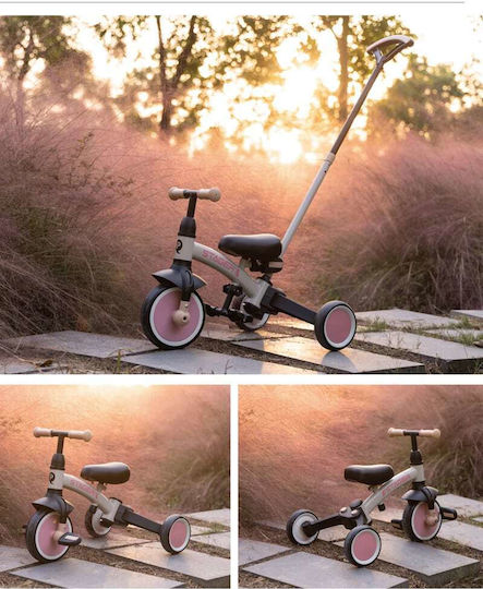 Q Play Stager Convertible with Parental Handle 3 in 1 for 2+ Years Pink