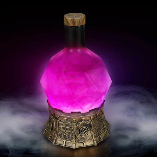 Enhance Dekorative Lampe Flasche Lila