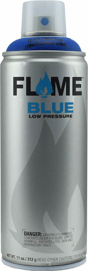 Flame Paint Σπρέι Βαφής Ακρυλικό με Ματ Εφέ Μπλε 400ml