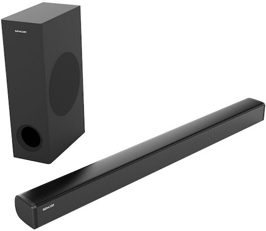 Sencor Саундбар 2.1 Bluetooth и HDMI 160W с Безжичен Субуфер и Дистанционно SSB 5500BW