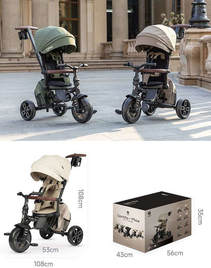 Q Play Comfo Max Foldable & Convertible 7 in 1 for 10 Months Brown