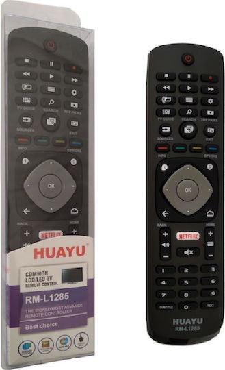 Huayu Συμβατό Τηλεχειριστήριο RM-L1285+ για Τηλεοράσεις Philips