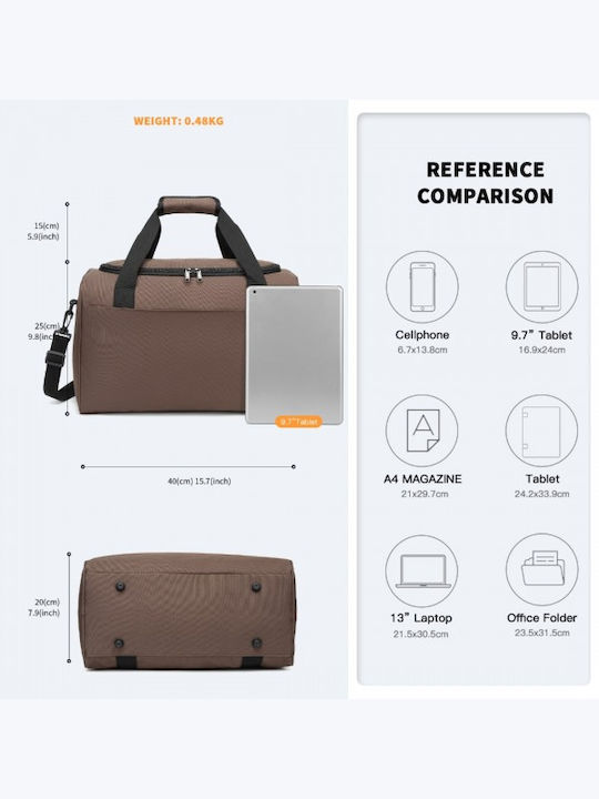 Miss Lulu Structured Travel Duffle Bag