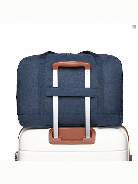 Miss Lulu Foldable Waterproof Storage Cabin Travel Handbag Navy