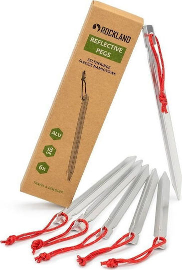 Rockland Cole Reflective Tent Pegs 6 Pcs