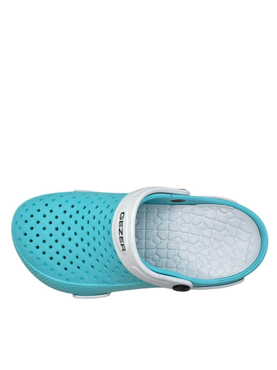Damen Clogs Türkis