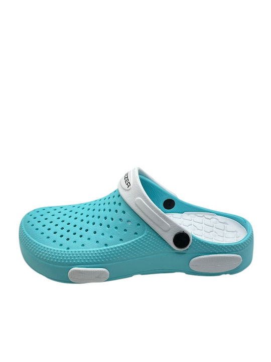 Damen Clogs Türkis