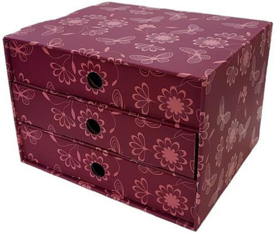 Next Hârtie Sertar de birou 3 Locuri 20cmx25cmx17cm Violet