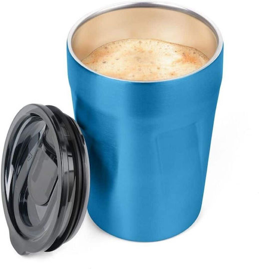 Troika Ποτήρι Θερμός Ανοξείδωτο BPA Free 300ml Μπλε
