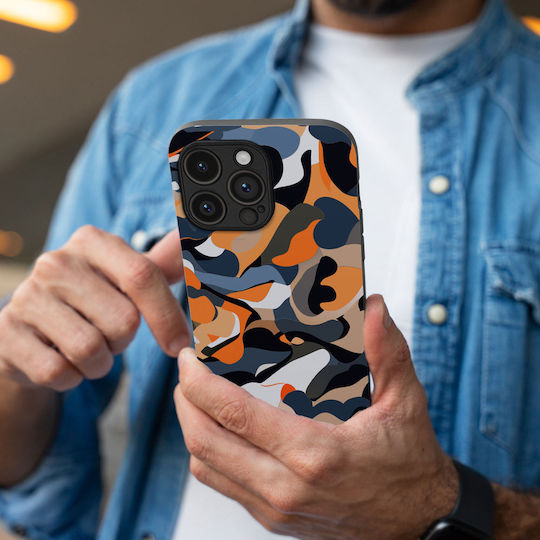 Sonique Camouflage Army Series Case for Realme C51 Realme C53 Realme Note 50 Orange
