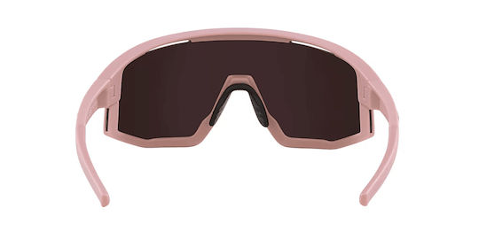 Bliz Fahrradbrillen Fusion mit Rosa Rahmen und Spiegel Linsen