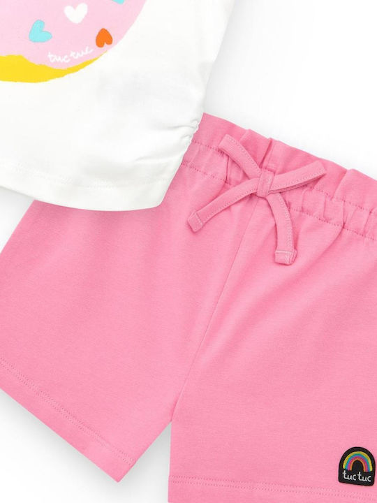 Kids' Set with Shorts Summer 2pcs Pink