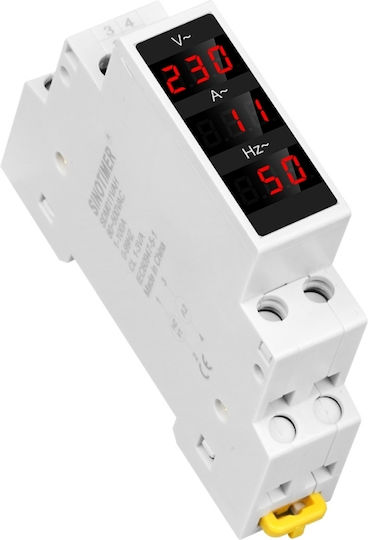 Sinotimer Voltmetru Panou Electric Digital Șină Monofazic