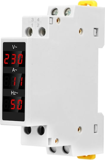 Sinotimer Voltmetru Panou Electric Digital Șină Monofazic