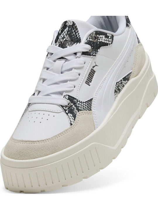 Karmen Ii Idol Snake Chic Sneakers White