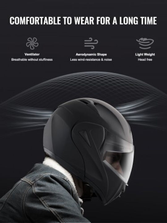 Vevor Κράνος Μηχανής Motocross ECE 22.06 1510gr με Sunvisor