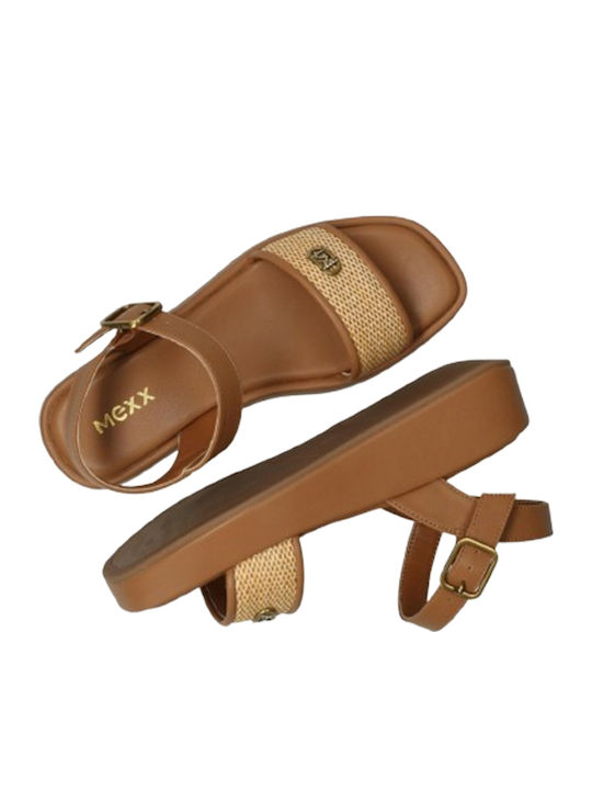 Γυναικεία Σανδάλια Flatforms Καφέ