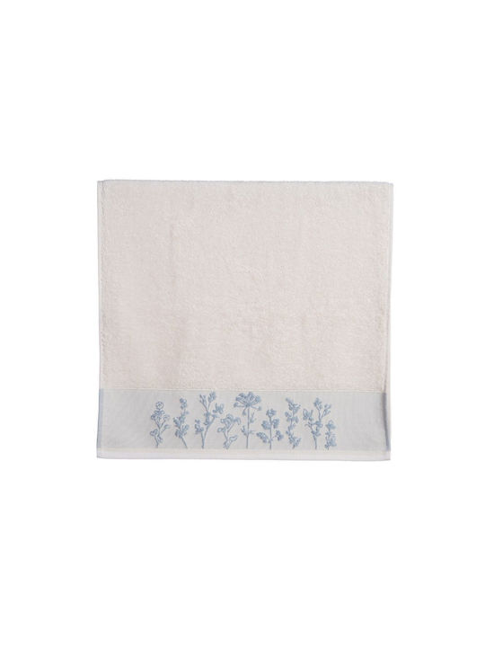 Nef-Nef Homeware Πετσέτα Χεριών Claris 30x50εκ. Πράσινο Βάρους 500gr/m²