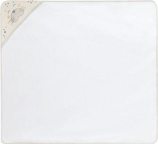 Kikka Boo Halat De Baie Pentru Bebeluşi Cu Glugă Seally Me Gri 90x90cm