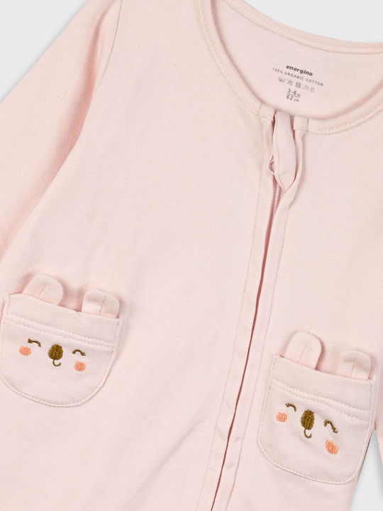 Energiers Babystrampler Langärmliges Light Pink