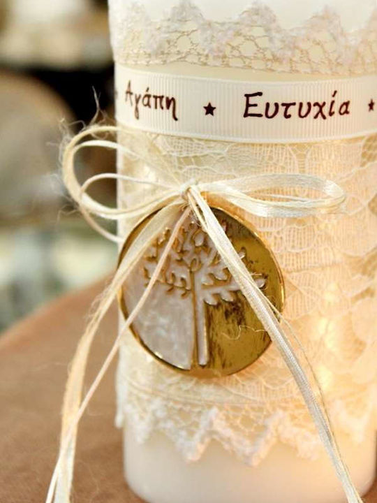 Gerakis Christmas Candle 15x8cm