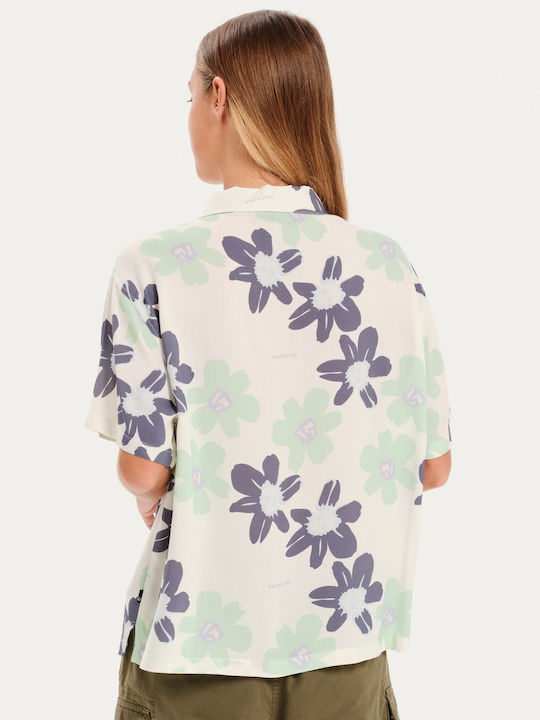 Women's Short Sleeve Shirt White