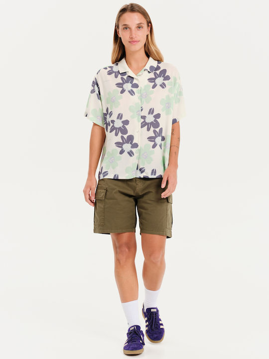 Women's Short Sleeve Shirt White