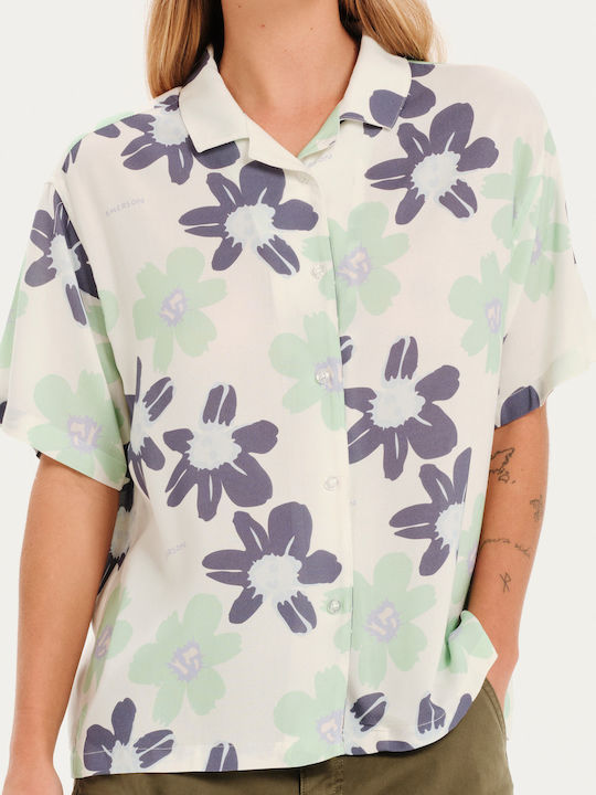 Women's Short Sleeve Shirt White
