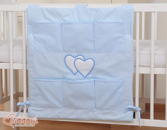 Pocket Organizer Blue Hearts
