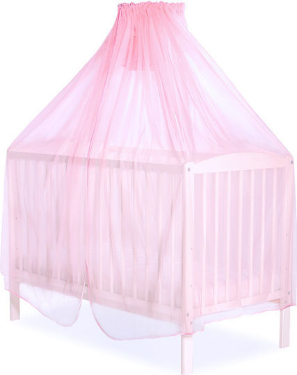 Bobono Plasă Împotriva Țânțarilor Bebe Pentru Pătuț Din Tul Roz 470x160cm