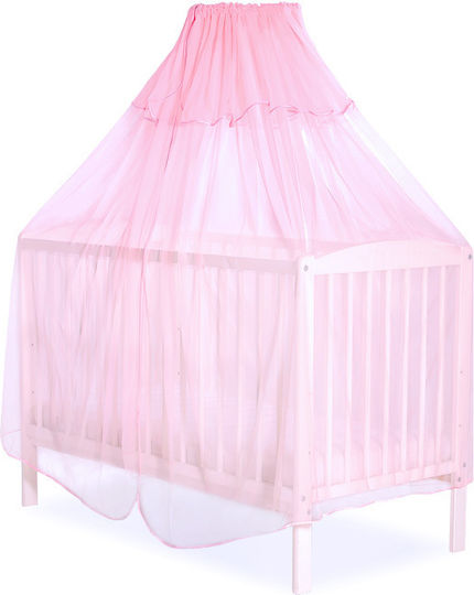 Bobono Plasă Împotriva Țânțarilor Bebe Pentru Pătuț Din Tul Roz 470x160cm