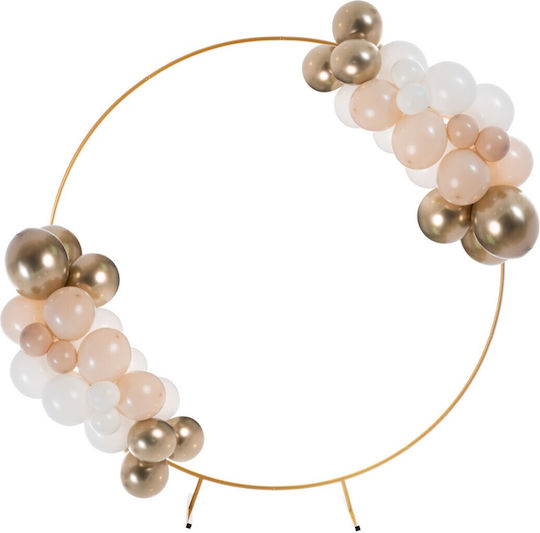 Metal Arch Round Gold Rt227 1.90m Nv-7130227