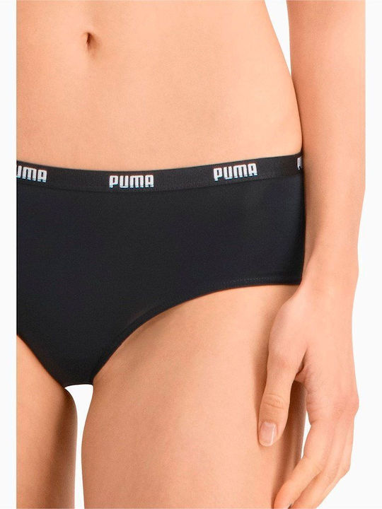 Βαμβακερά Γυναικεία Slip 2Pack Μαύρα