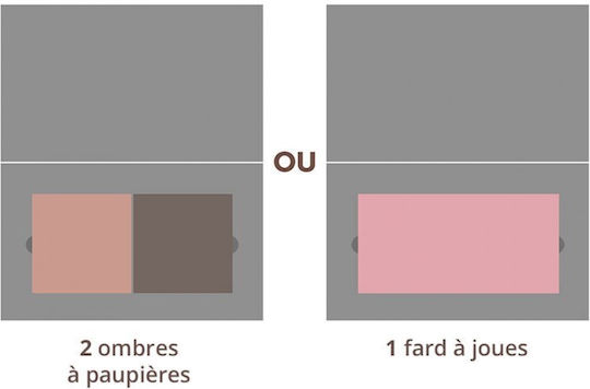 Fleurance Nature Paletă cu Farduri de Pleoape Formă Solidă