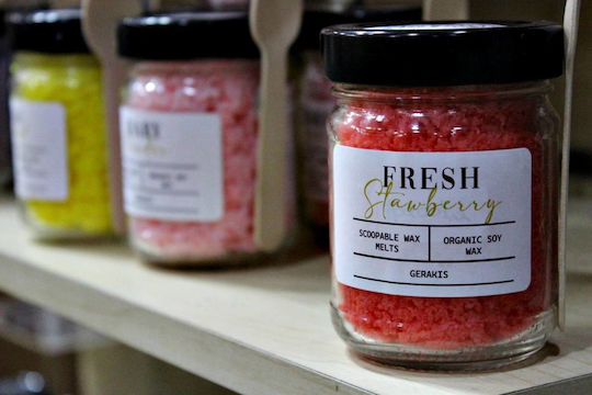 Schöpfbare Wachsschmelzen 100g Erdbeere
