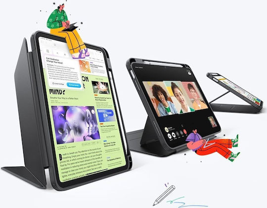 ESR Hybrid Klappdeckel Schware (iPad 10,9" (2022), iPad 11" (2025))