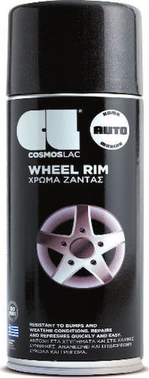 Cosmos Lac Diamond Wheel Spray auto Vopsea pentru Jante-Roti Auto Negru 400ml