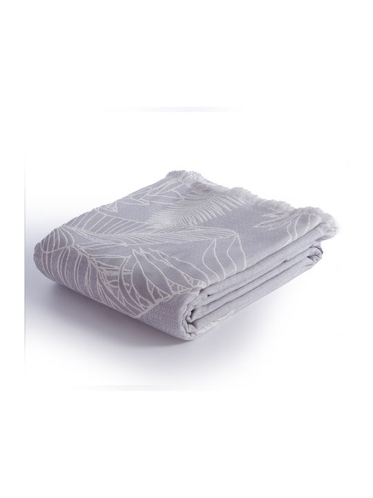 Nef-Nef Homeware Grow Фотьойл Throw Жакард 170x180см Сив