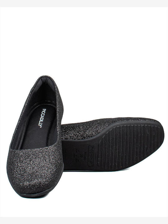 Damen Ballerinas in Schwarz Farbe