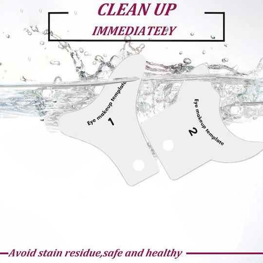 Eyeliner Application Guide Stencil for Shadow & Lashes 84078 2pcs