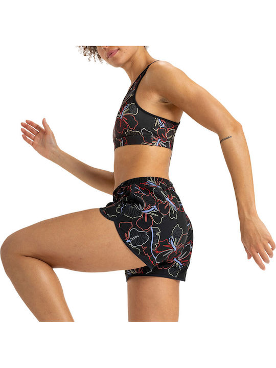 Everyday Flow Γυναικείο Αθλητικό Μπουστάκι Anthracite, Athletic Hibiscus