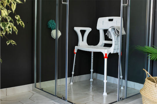 King Bathroom Seat with Backrest KING-SS1BA-KN