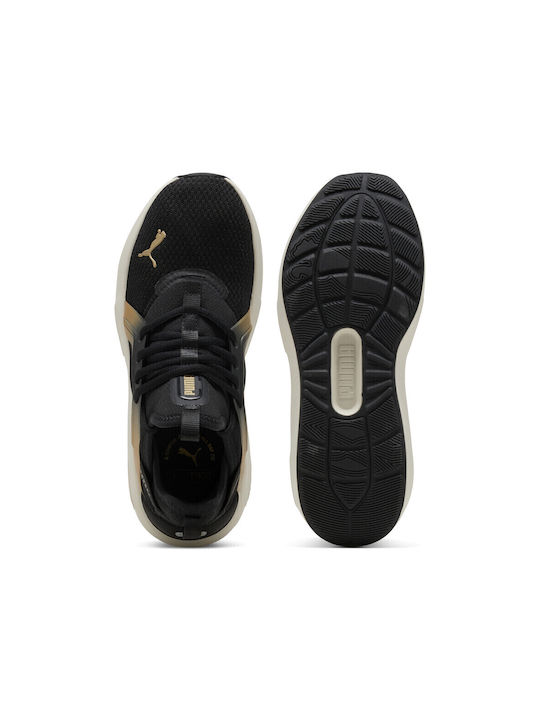 Enzo 5 Metallic Sport Shoes Running Black