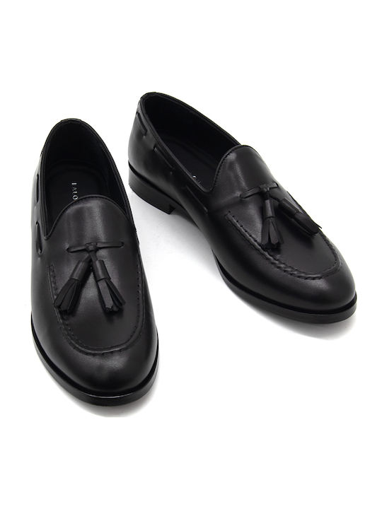 Men's Leather Loafers Black