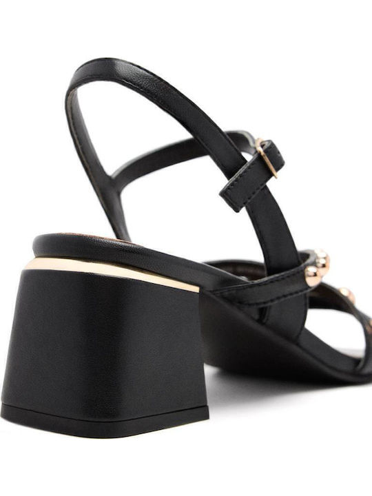 Leder Sandalen Schwarz